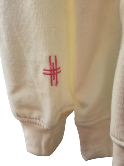 Sudadera delgada crema YAND